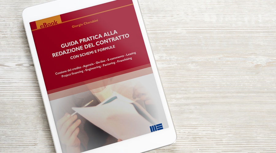 Avv. Giorgio Cherubini publishes the eBook la “Guida Pratica alla redazione del contratto”
