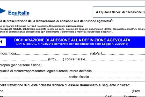 Information Report. Equitalia’s tax bills resolution