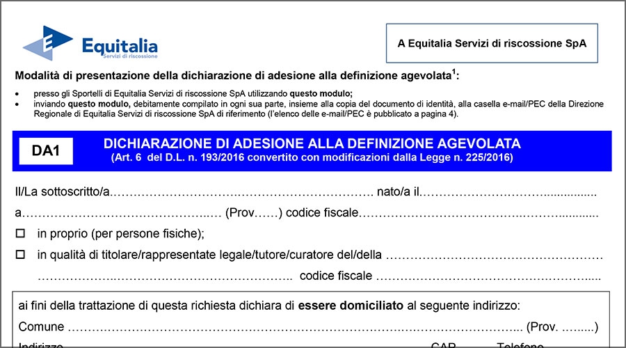 Circolare informativa. “Definizione ruoli Equitalia”