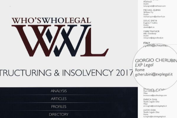 Who’s who legal. Restructuring & insolvency 2017