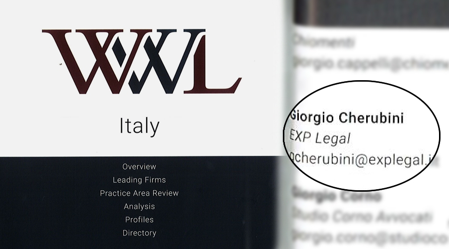 Who’s who legal. Restructuring & insolvency 2018, ITALY.