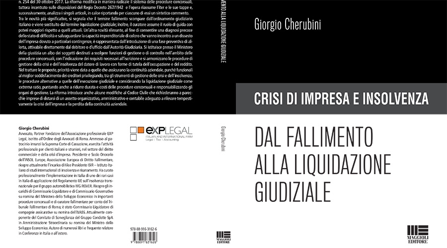 Anteprima del libro: “Crisi di impresa e insolvenza. Dal Fallimento alla liquidazione giudiziale”