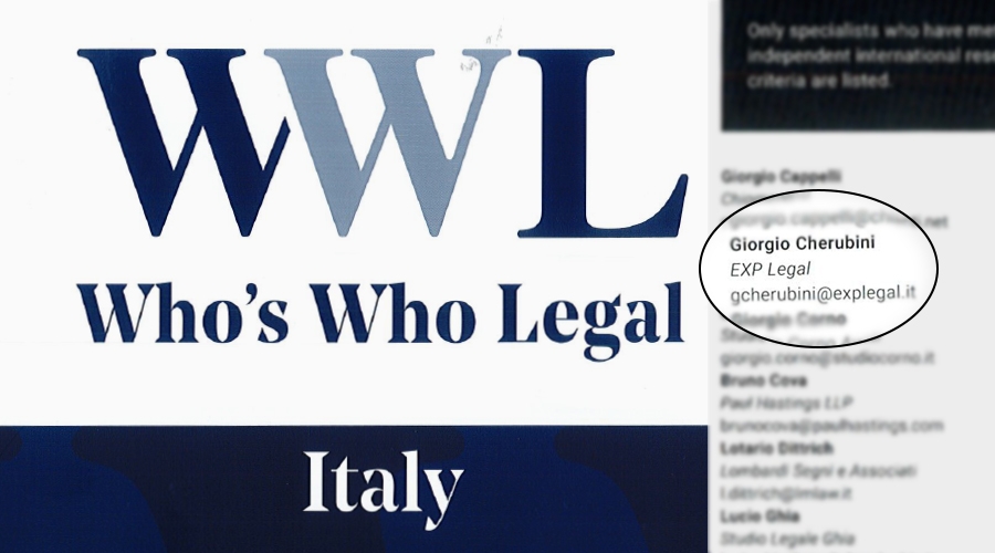 Who’s who legal. Restructuring & insolvency 2019, ITALY.