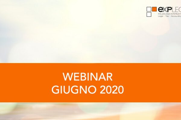 I nostri webinar del mese di giugno: Focus Export & Internazionalizzazione